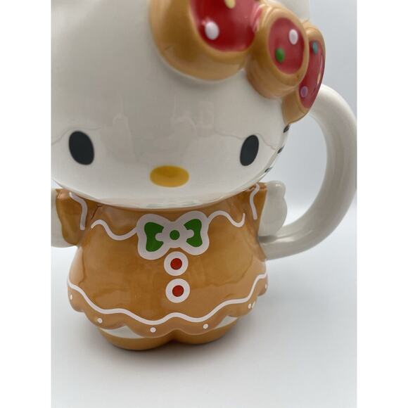 NEW Hello Kitty Sanrio Christmas GINGERBREAD MUG 2024 - Picture 3 of 8